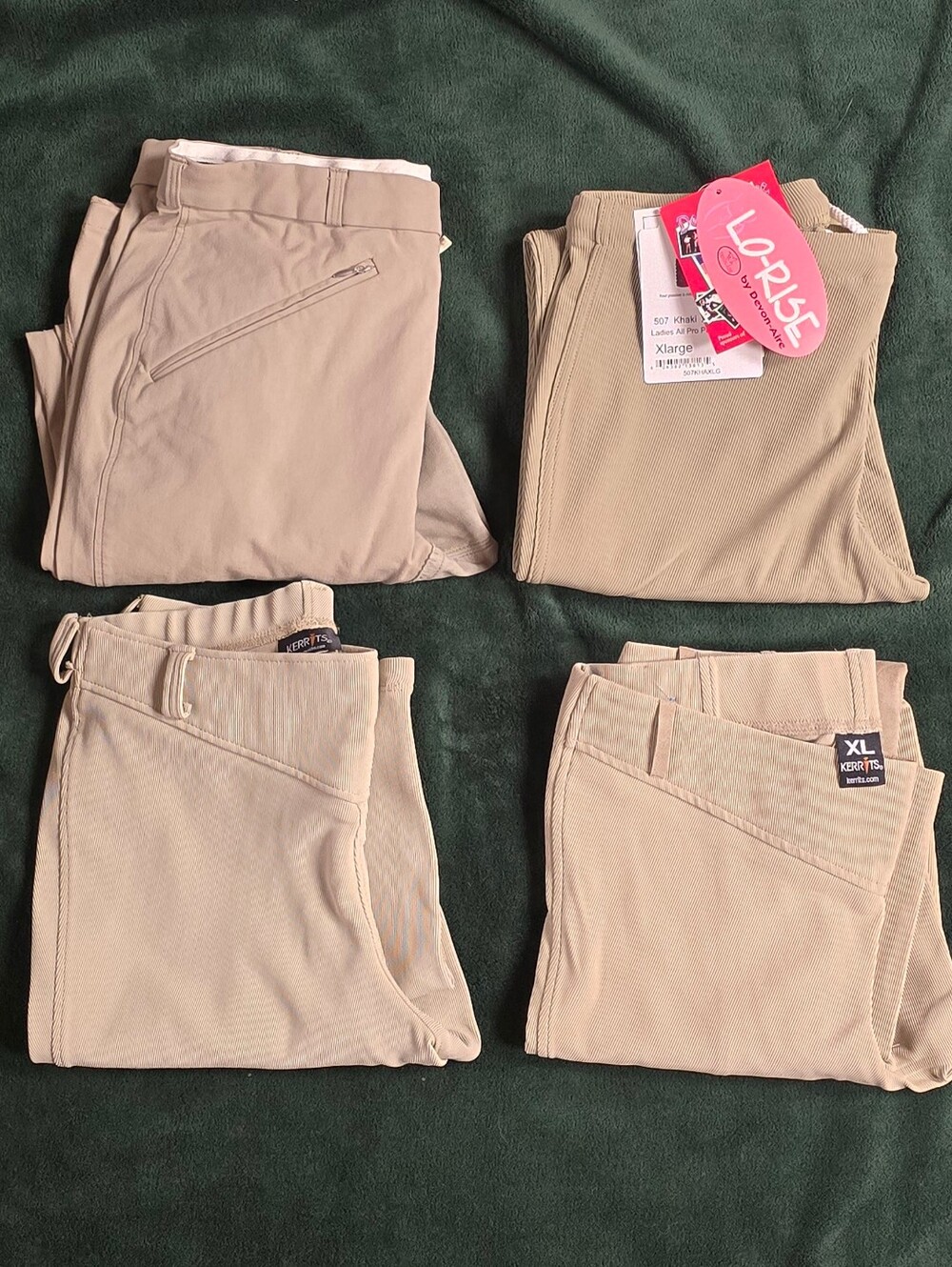 4 Pairs Women's English Riding Breeches - Pikeur, DevonAire, Kerrits